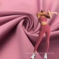 high elastic cotton feel soft compression polyester 85 elastane 15 sportswear fabric for bras and pants